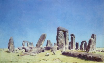 Sheep at Stonehenge by Joseph Mallord William Turner